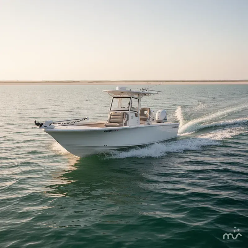 Slide: The Image of Sportsman Masters 267OE Bay Boat 2021 - 4