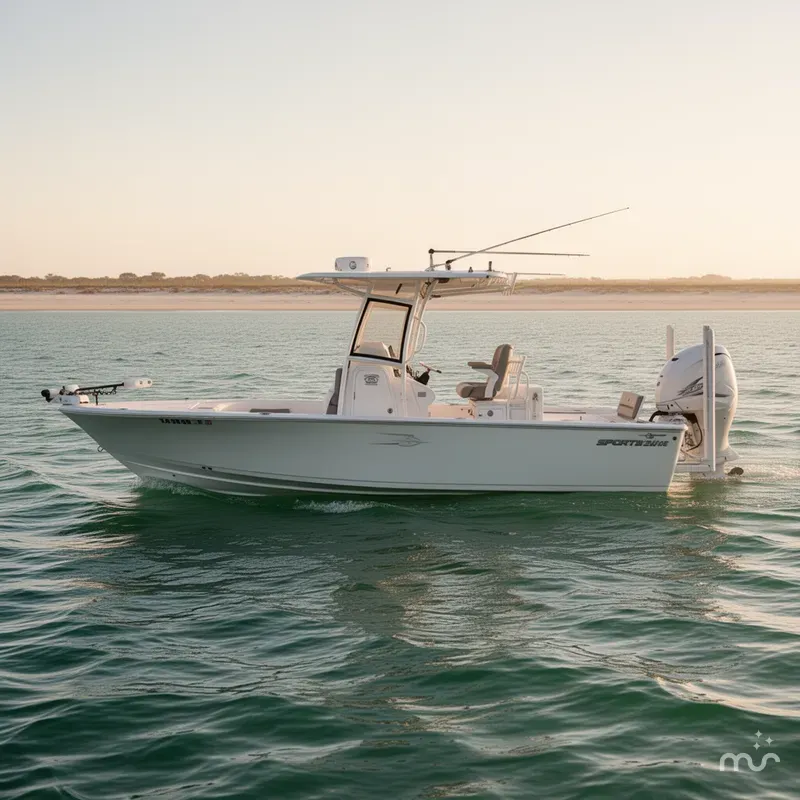 Slide: The Image of Sportsman Masters 267OE Bay Boat 2021 - 2