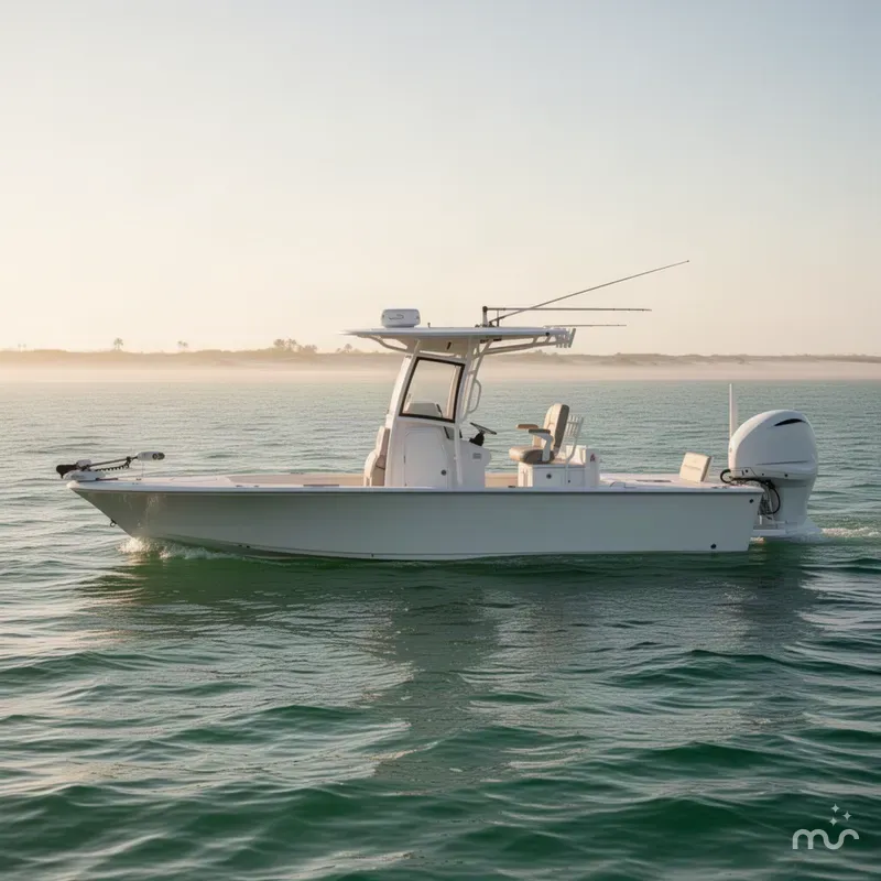 Slide: The Image of Sportsman Masters 267OE Bay Boat 2021 - 2