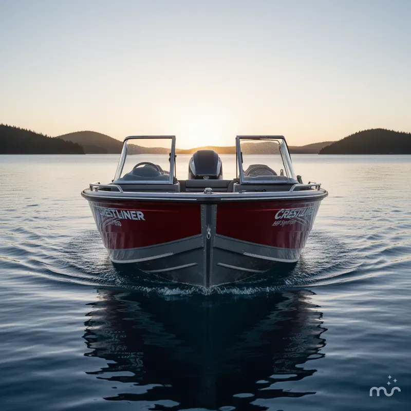Slide: The Image of Crestliner 1850 Sportfish Outboard 2018 - 1