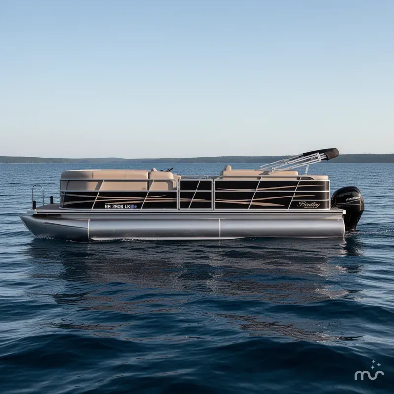 Slide: The Image of Bentley Pontoons 243 Bentley Cruise 2017 - 2