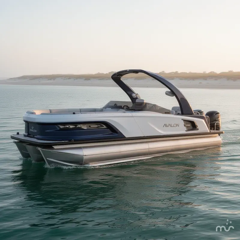 Slide: The Image of Avalon Excalibur LTD Elite Windshield 27 FT 2026 - 2