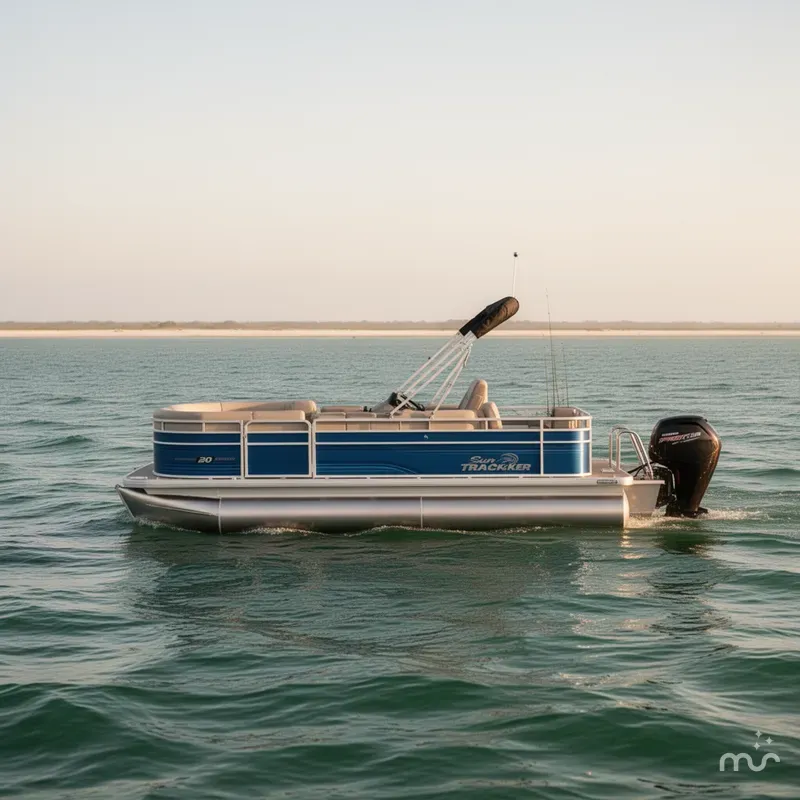 Slide: The Image of Sun Tracker Fishin' Barge 20 DLX 2026 - 2