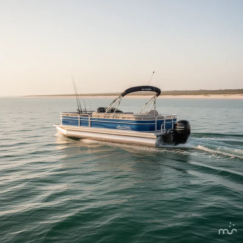 Slide: The Image of Sun Tracker Fishin' Barge 20 DLX 2026 - 4