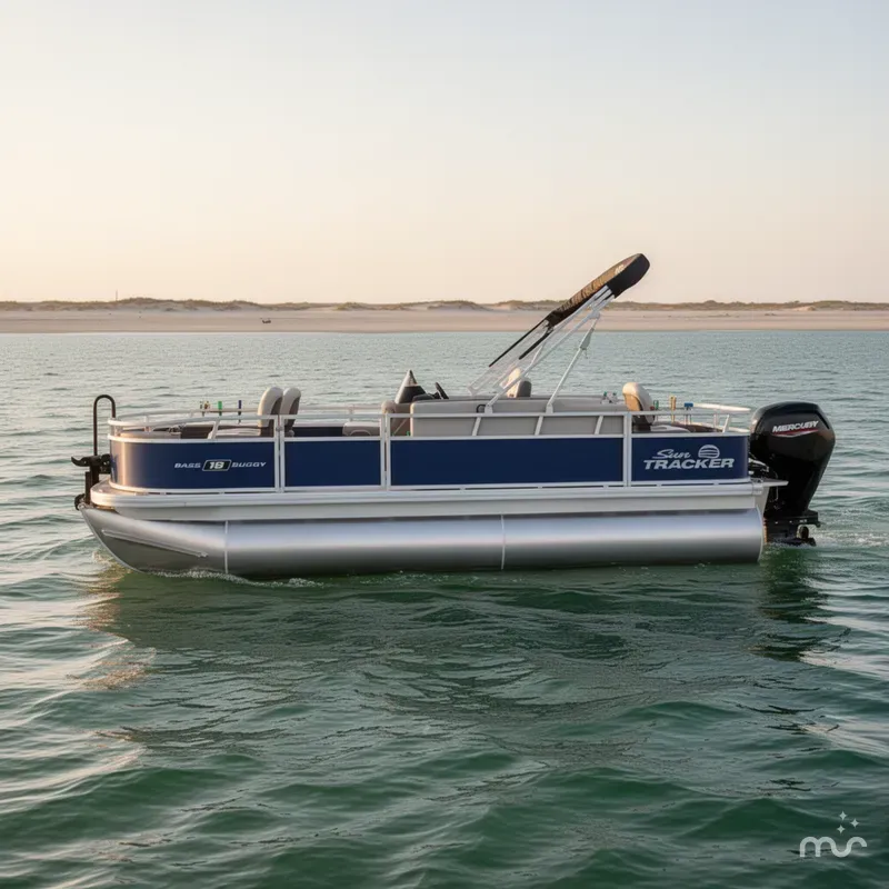 Slide: The Image of Sun Tracker Bass Buggy 18 DLX 2026 - 2