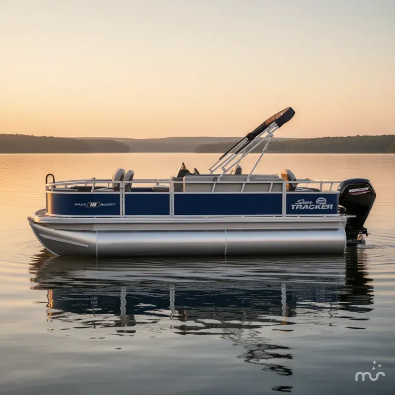 Slide: The Image of Sun Tracker Bass Buggy 18 DLX 2026 - 2