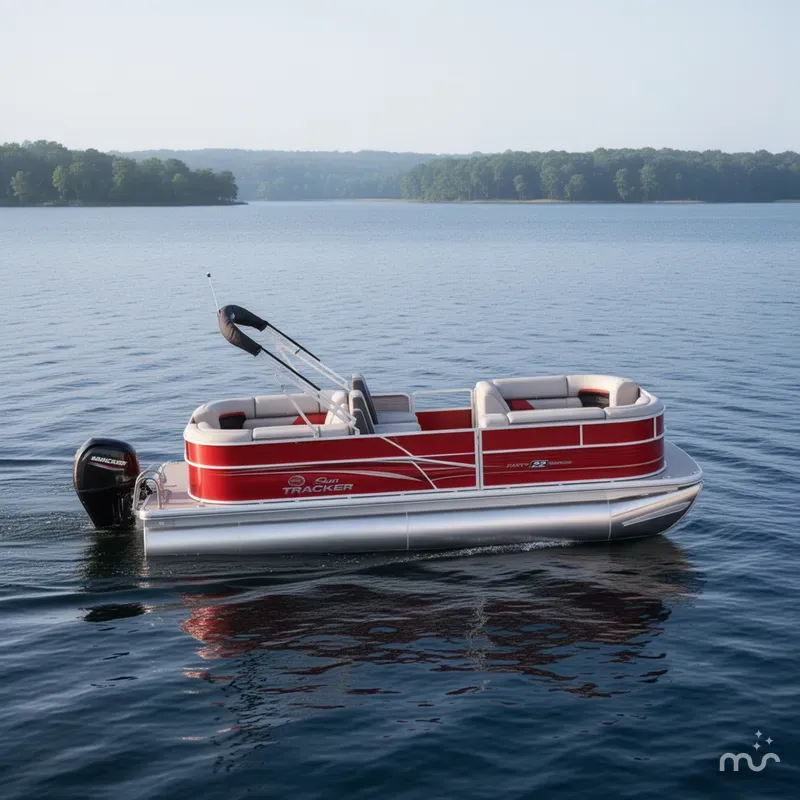 The Image of Sun Tracker Party Barge 22 DLX 2026 - 0
