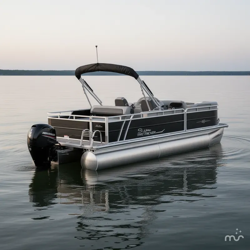 The Image of Sun Tracker Party Barge 22 RF DLX 2026 - 0