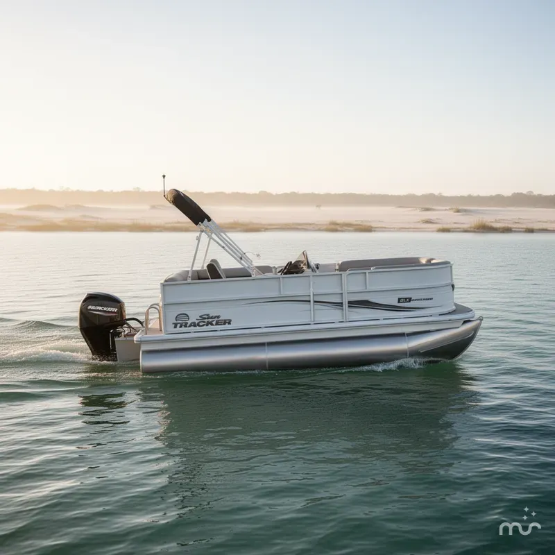 The Image of Sun Tracker Party Barge 16 DLX 2026 - 0