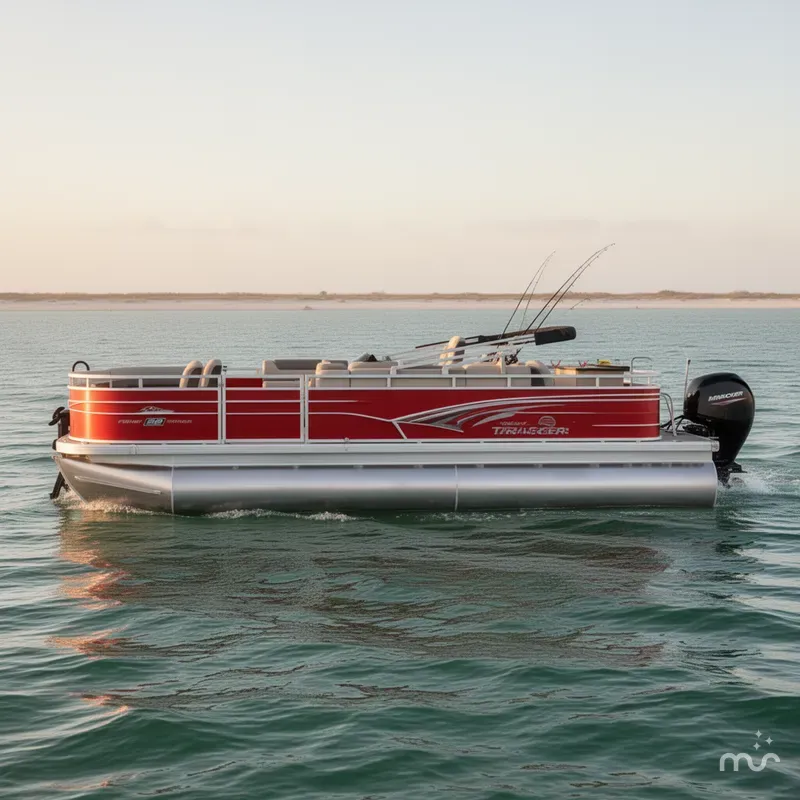 Slide: The Image of Sun Tracker Fishin' Barge 22 DLX 2026 - 2