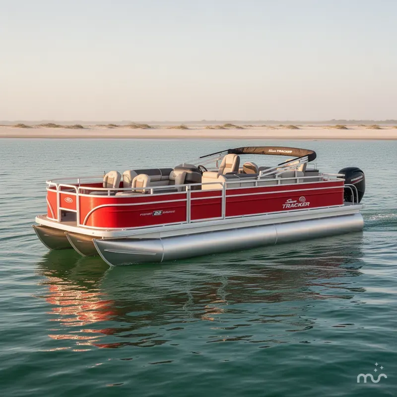 Slide: The Image of Sun Tracker Fishin' Barge 22 DLX 2026 - 4