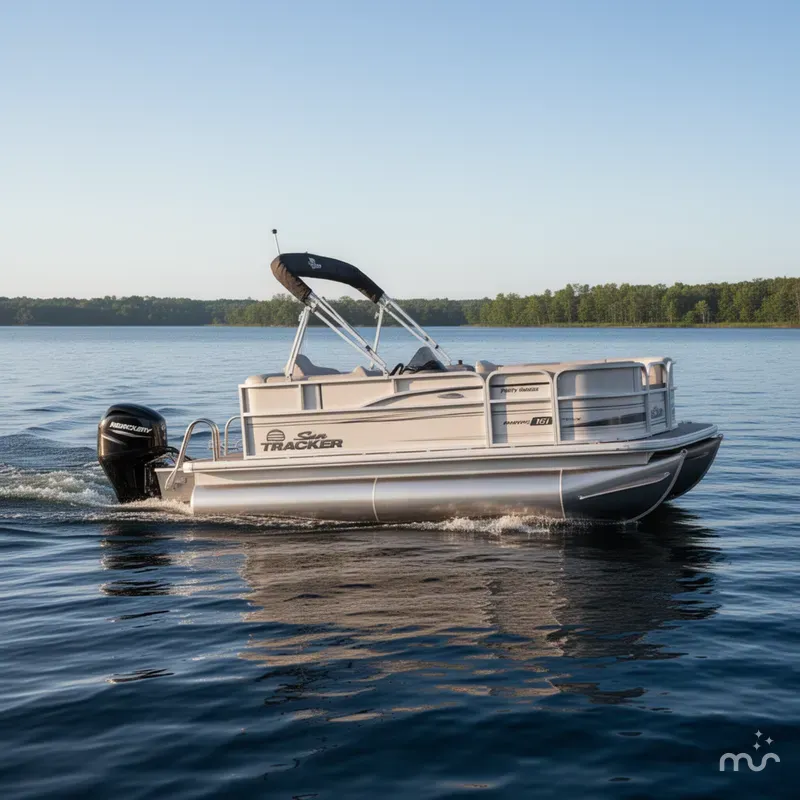 The Image of Sun Tracker Party Barge 16 DLX 2026 - 0