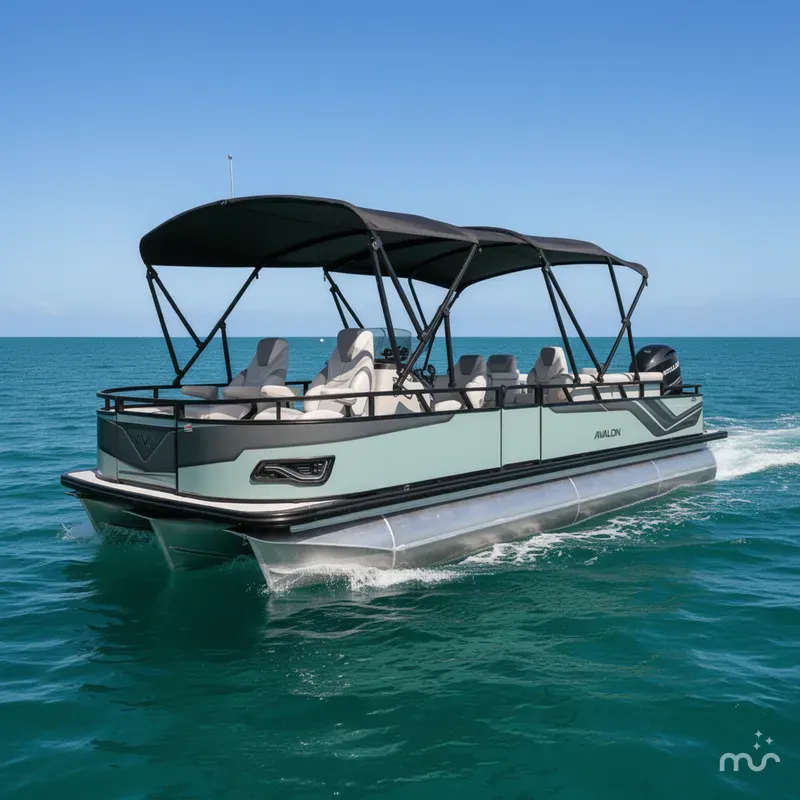 Slide: The Image of Avalon 2585 Venture 85, Center Console Fish, Tri Toon High Performance 2026 - 2
