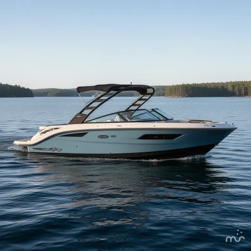 Slide: The Image of Sea Ray SDX 230 2026 - 2