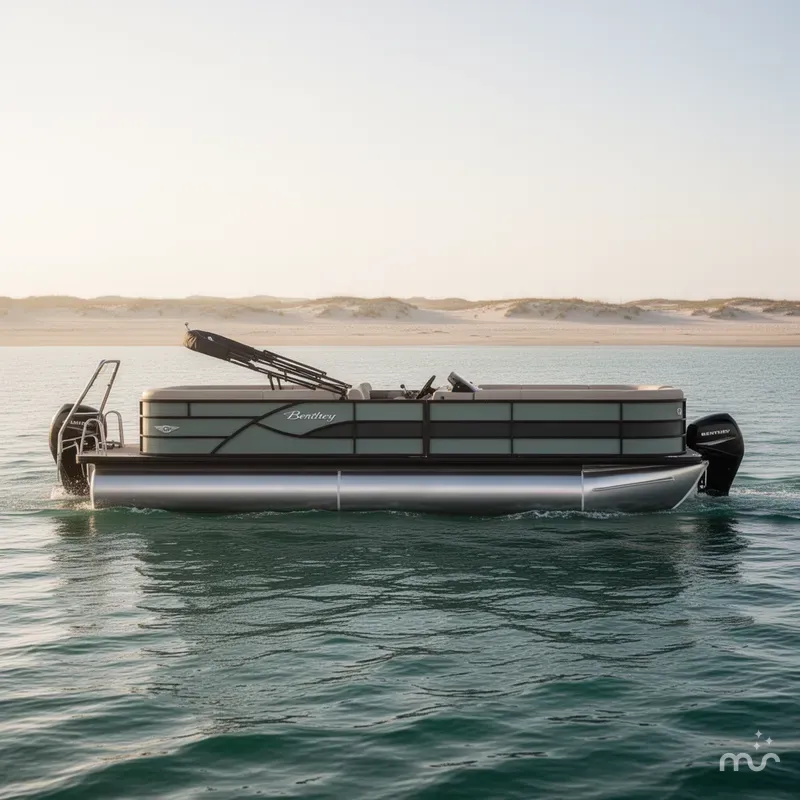 Slide: The Image of Bentley Pontoons Legacy 240 Navigator 2027 - 2