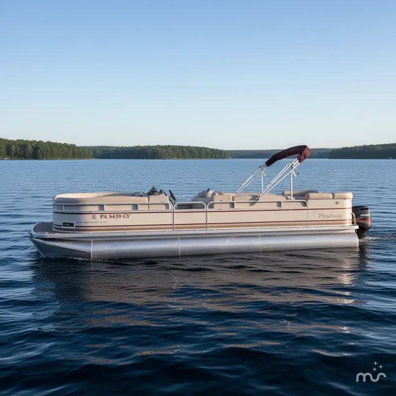 Slide: The Image of Playbuoy Windjammer Elite 24 Pontoon 2005 - 2