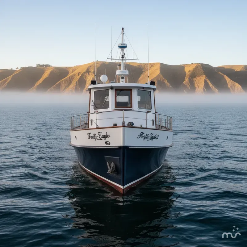 Slide: The Image of Transpacific Marine Pacific Eagle 32 1985 - 1