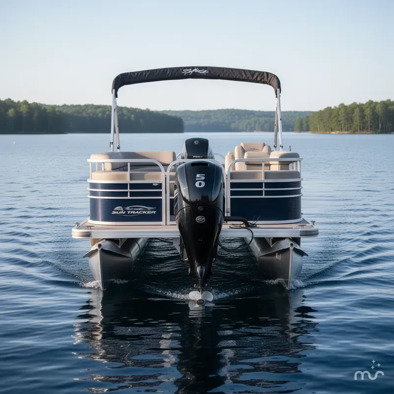 Slide: The Image of Sun Tracker Fishin' Barge 22 DLX 2022 - 1