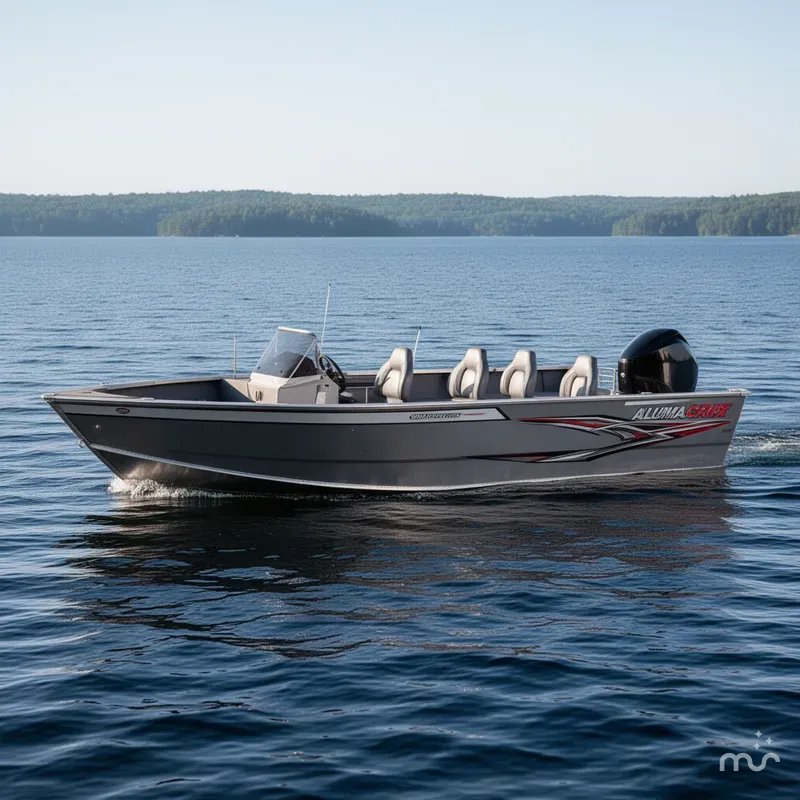 Slide: The Image of Alumacraft Competitor 195X Side Console 2026 - 2