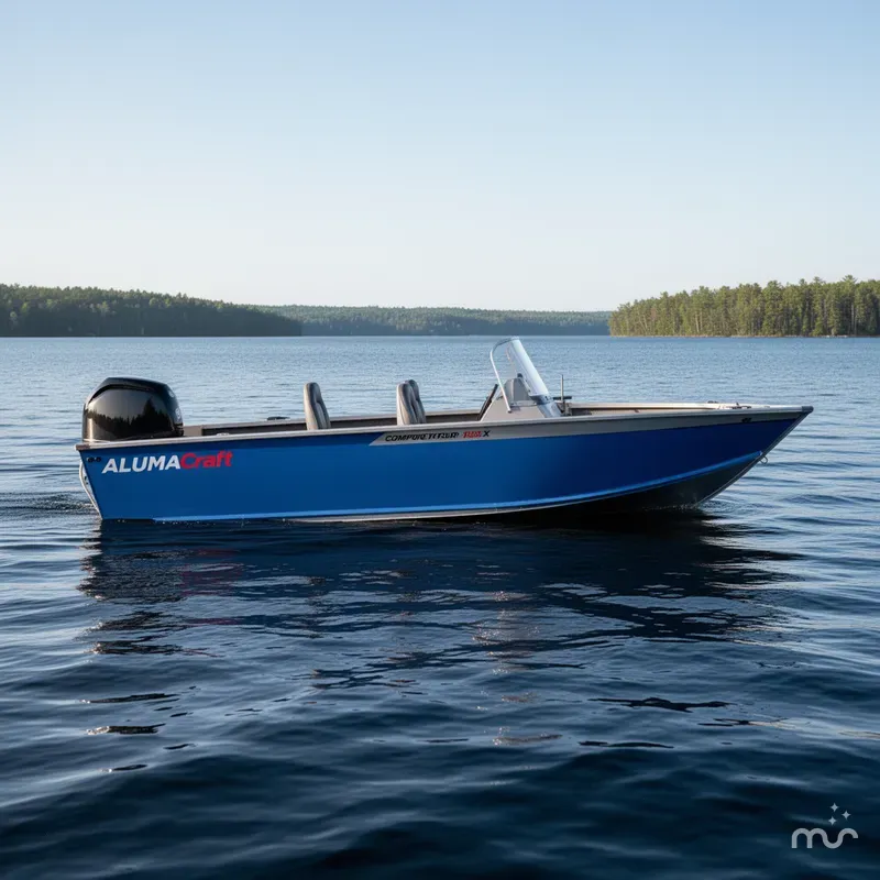 Slide: The Image of Alumacraft Competitor 185X Side Console 2026 - 2