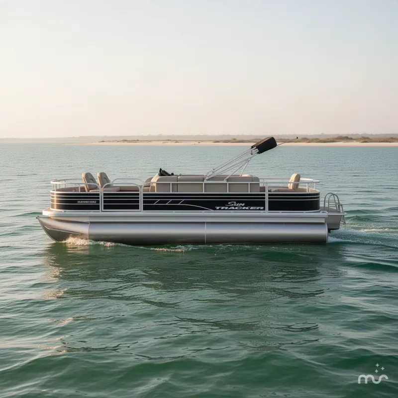 Slide: The Image of Sun Tracker Fishin' Barge 20 DLX 2020 - 2