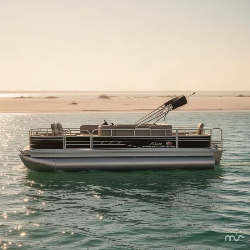 Slide: The Image of Sun Tracker Fishin' Barge 20 DLX 2020 - 4