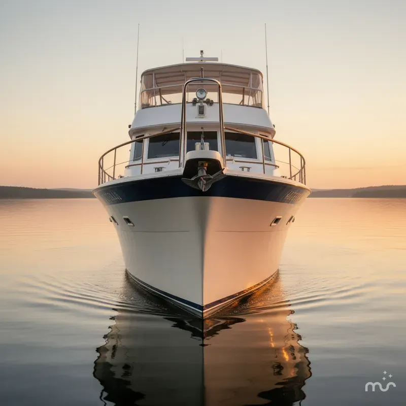 Slide: The Image of Hatteras 58 Long Range Cruiser 1975 - 1