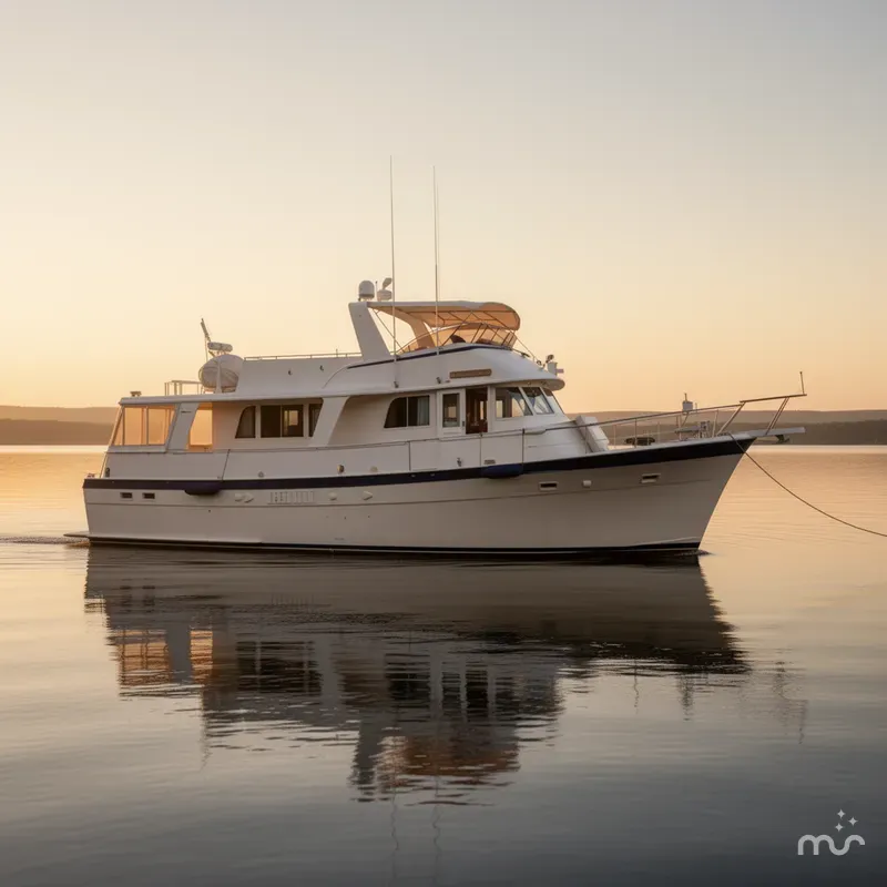 Slide: The Image of Hatteras 58 Long Range Cruiser 1975 - 2