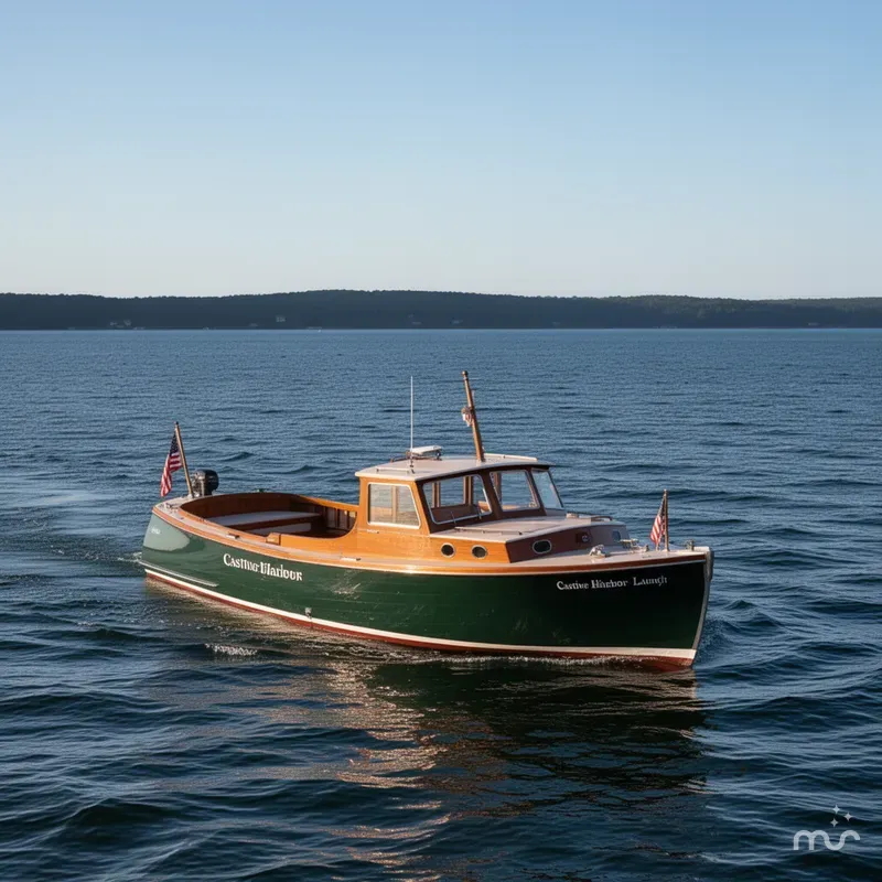 The Image of Castine Harbor Launch 2003 - 0