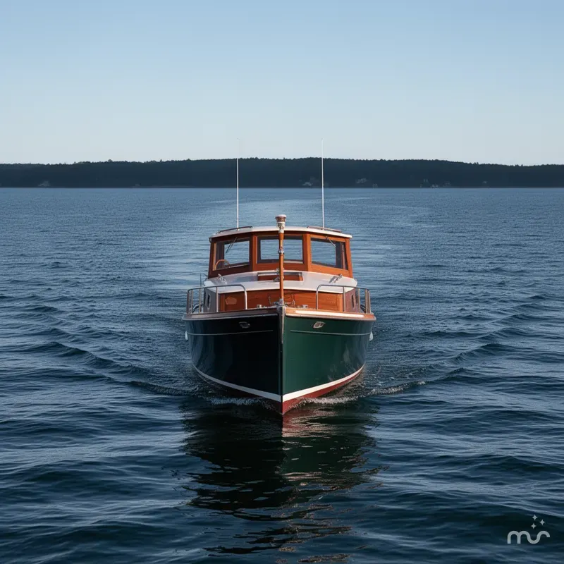 Slide: The Image of Castine Harbor Launch 2003 - 3