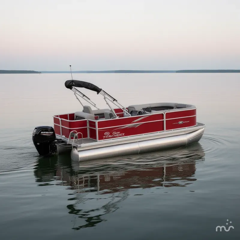 The Image of Sun Tracker Party Barge 18 DLX 2026 - 0