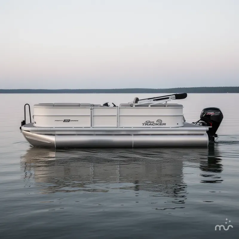 Slide: The Image of Sun Tracker Party Barge 20 DLX 2026 - 2