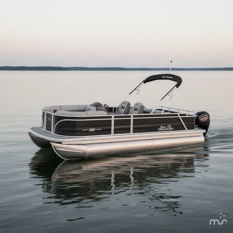 The Image of Sun Tracker Party Barge 22 RF DLX 2026 - 0