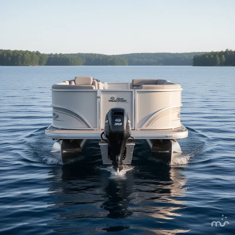 Slide: The Image of Sun Tracker Party Barge 20 DLX 2026 - 3