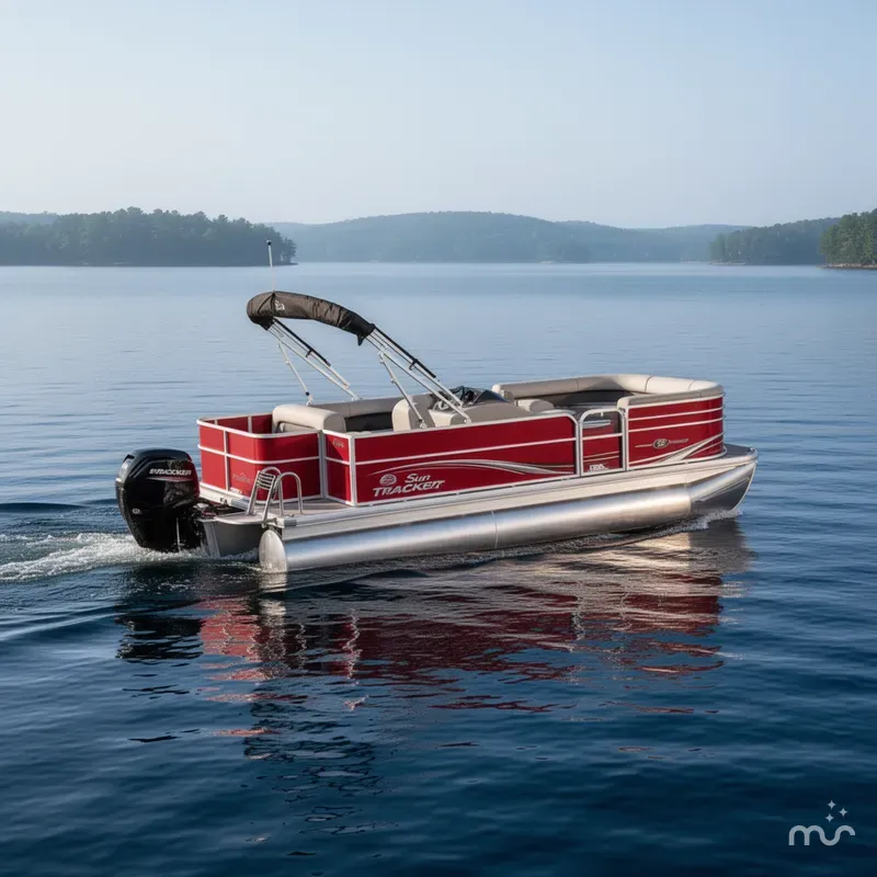 The Image of Sun Tracker Party Barge 18 DLX 2026 - 0