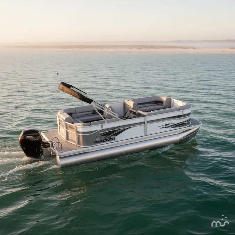 Slide: The Image of Sun Tracker Party Barge 20 DLX 2026 - 0