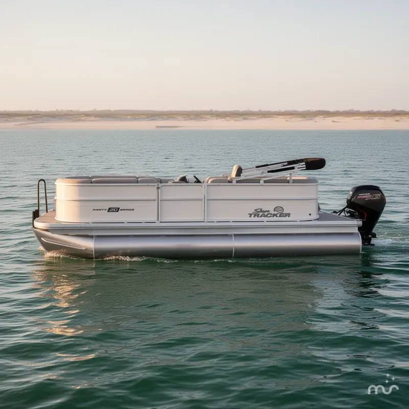 Slide: The Image of Sun Tracker Party Barge 20 DLX 2026 - 2