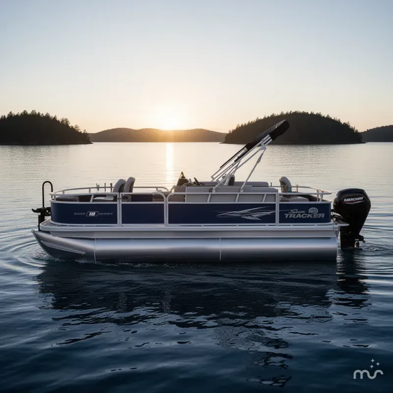 Slide: The Image of Sun Tracker Bass Buggy 18 DLX 2026 - 2