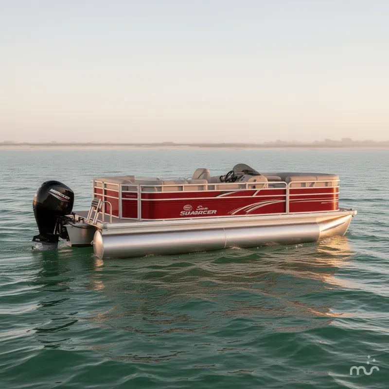 The Image of Sun Tracker Fishin' Barge 22 DLX 2026 - 0