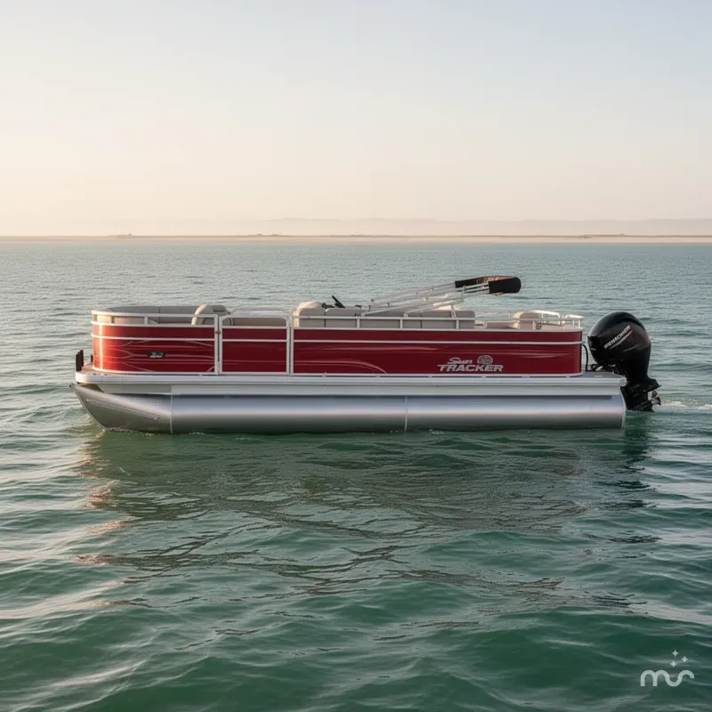 Slide: The Image of Sun Tracker Fishin' Barge 22 DLX 2026 - 1