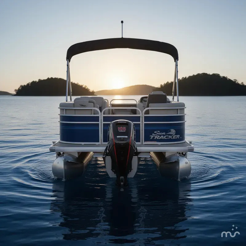 Slide: The Image of Sun Tracker Fishin' Barge 20 DLX 2026 - 1