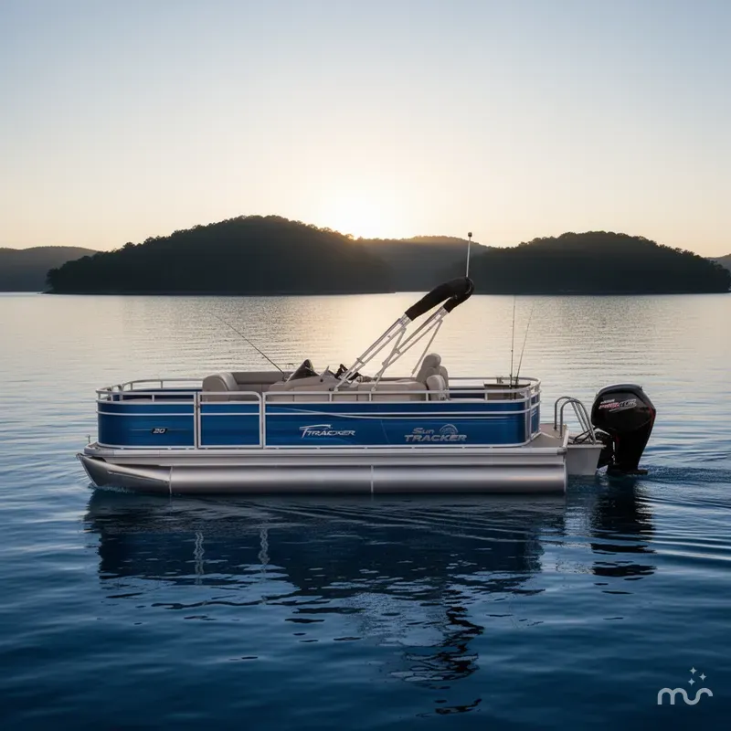 Slide: The Image of Sun Tracker Fishin' Barge 20 DLX 2026 - 2