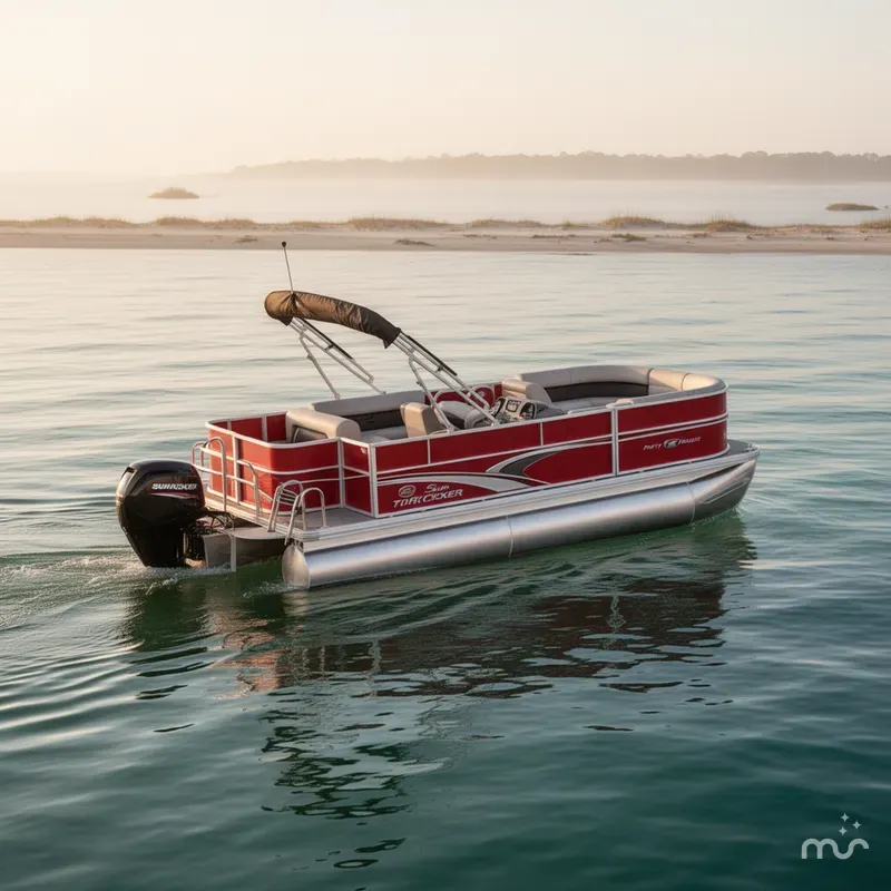 The Image of Sun Tracker Party Barge 18 DLX 2026 - 0