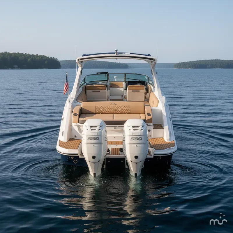 Slide: The Image of Sea Ray SLX 310 Outboard 2025 - 3