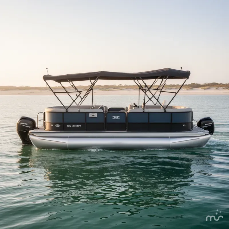 Slide: The Image of Bentley Pontoons Legacy 243 Swingback 2023 - 2