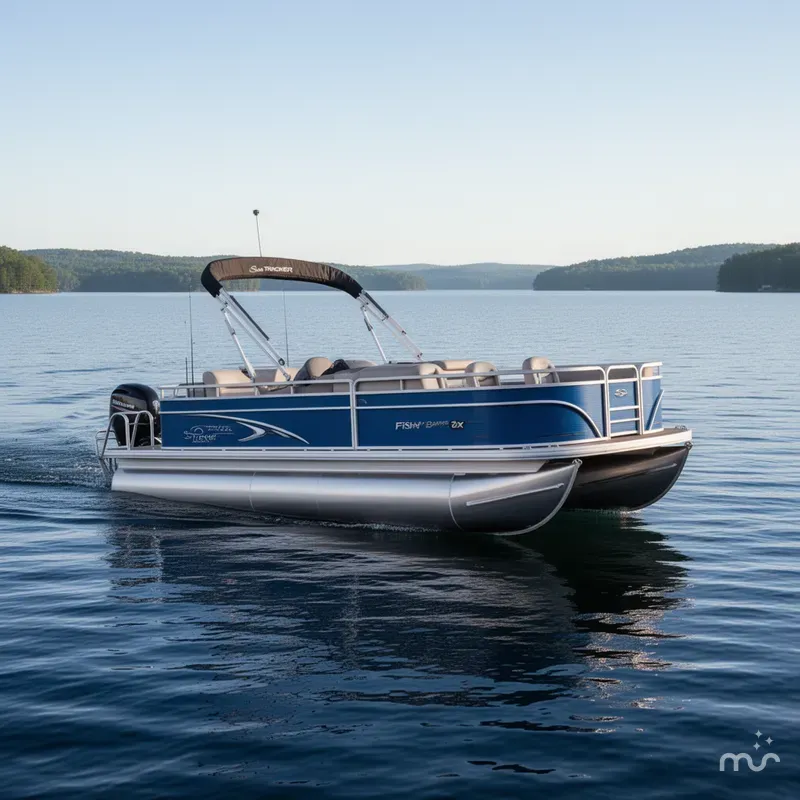 Slide: The Image of Sun Tracker Fishin' Barge 20 DLX 2026 - 2
