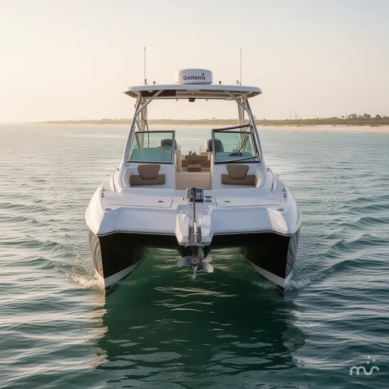 Slide: The Image of World Cat Glacier Bay Edition 2740 Dual Console 2018 - 1