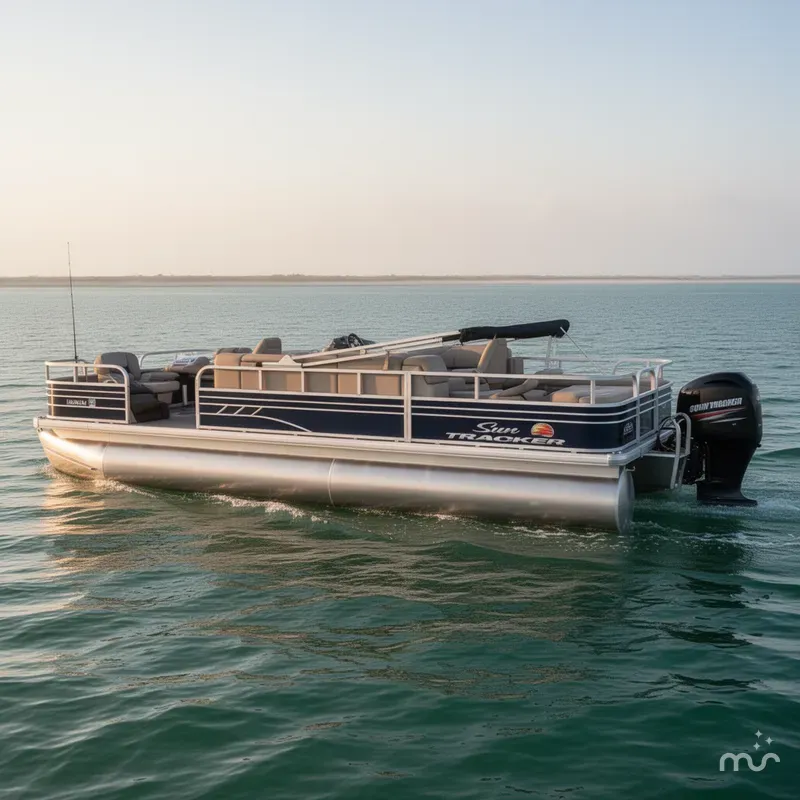 The Image of Sun Tracker Fishin' Barge 22 DLX 2022 - 0