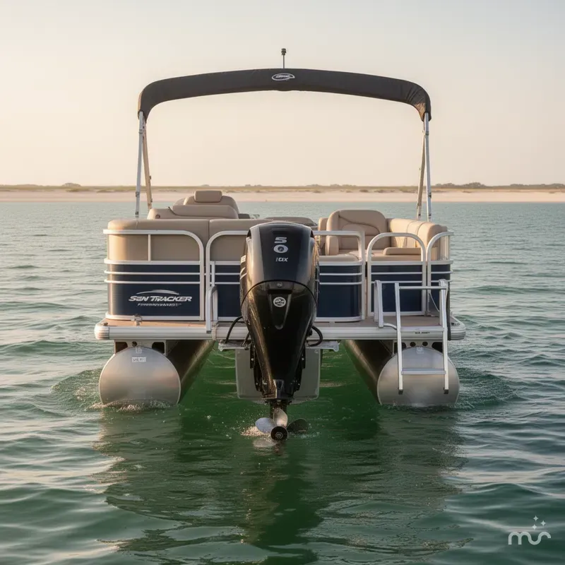 Slide: The Image of Sun Tracker Fishin' Barge 22 DLX 2022 - 3