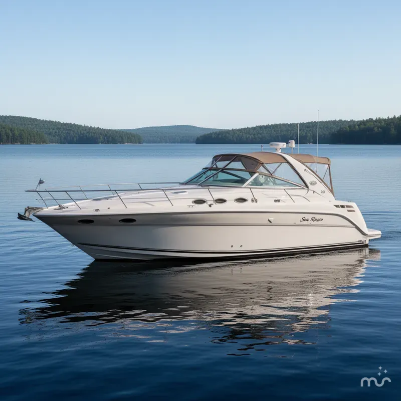 Slide: The Image of Sea Ray Sundancer 370 1995 - 4